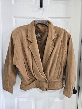 Women's Wilsons Leather Jacket Size M Brown